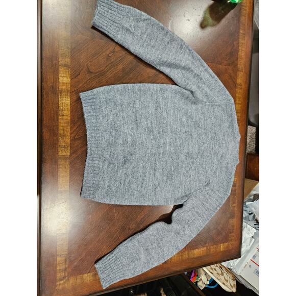 Vintage Carol Brent Gray Cardigan Sweater Montgomery Ward Cottagecore S - Picture 5 of 5